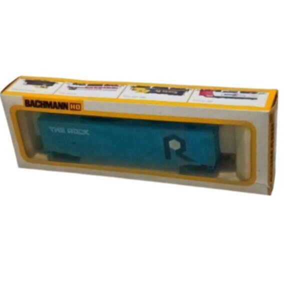 Vintage Bachmann HO Scale 51' Rock Island No. 43-1010-08 Steel Plug Door Box Car - Picture 5 of 8